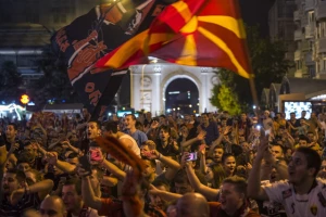 Euforija u Skoplju, hiljade navijača dočekalo šampione Evrope!